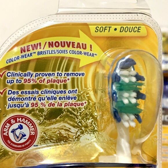 2x Arm & Hammer Spinbrush PRO CLEAN NET SONIC Powered Toothbrush Soft Assorted - Picture 3 of 3